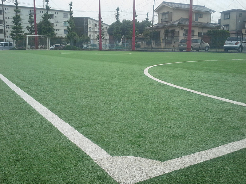 Futsal поле установлено в токио, Япония 2016